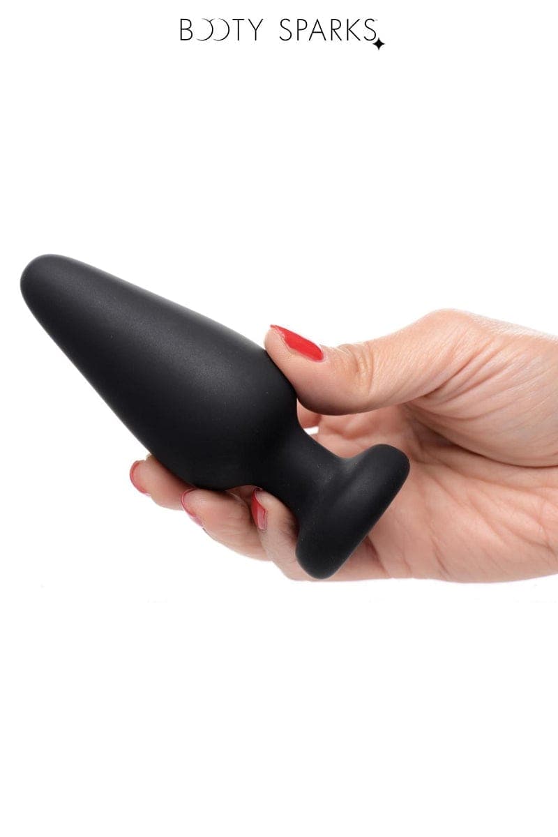 Plug anal lumineux L en silicone led 3 couleurs - Booty Sparks