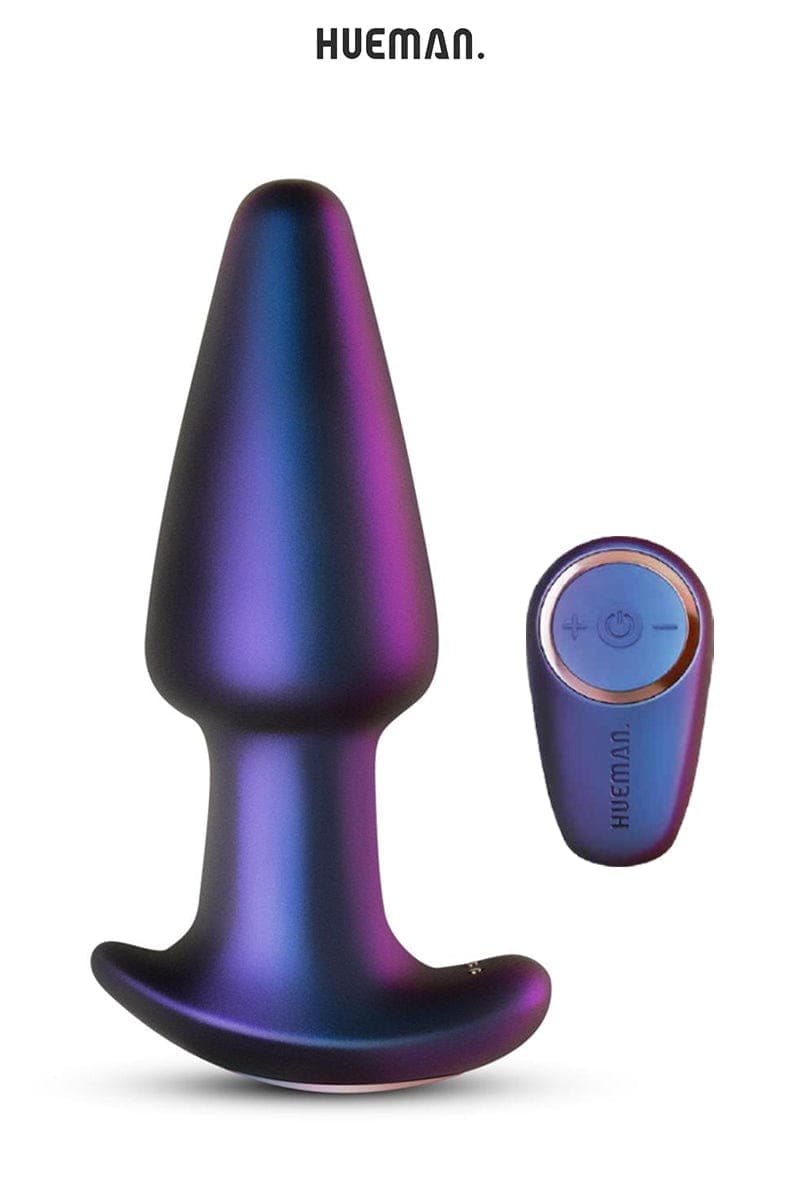 Plug anal vibrant 6 modes rotatif télécommandé rechargeable Meteoroid - Hueman
