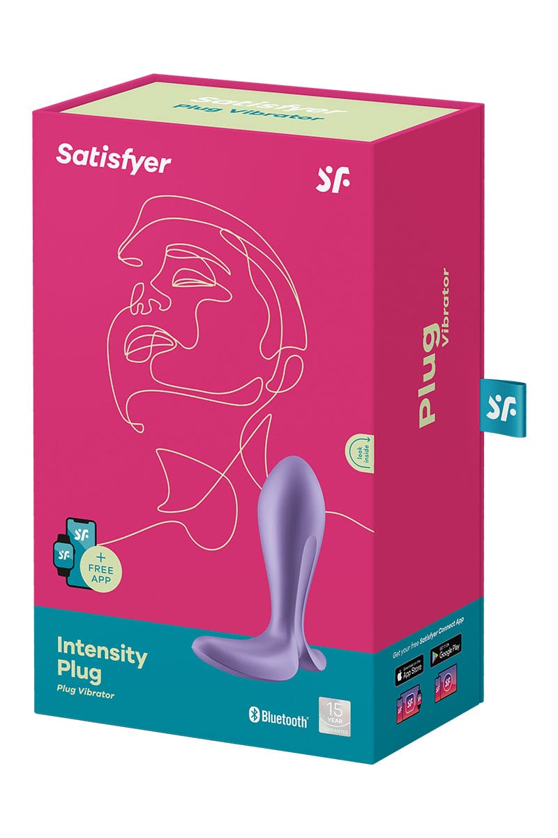 Plug anal vibrant et connecté Intensity Plug violet - Satisfyer
