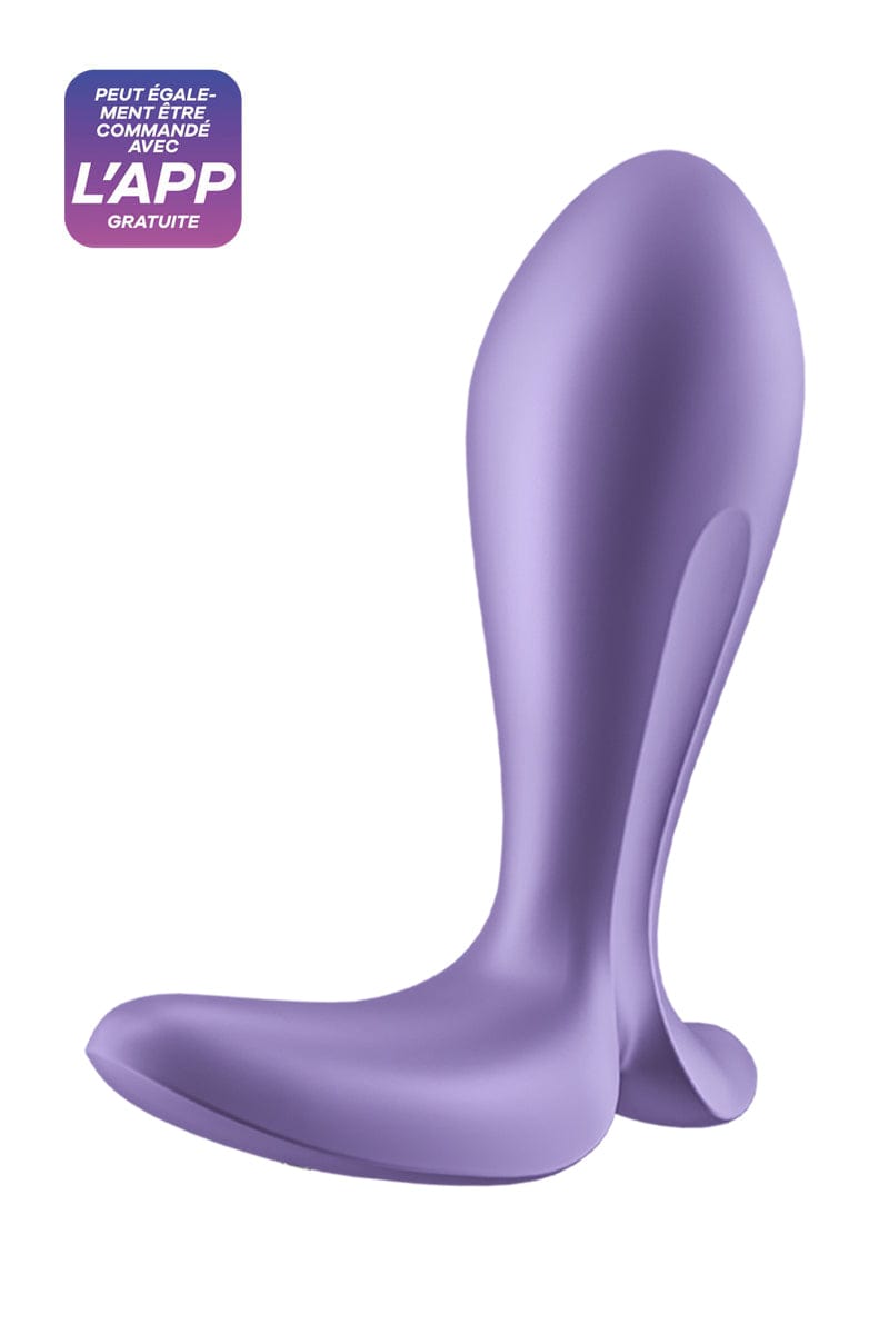 Plug anal vibrant et connecté Intensity Plug violet - Satisfyer