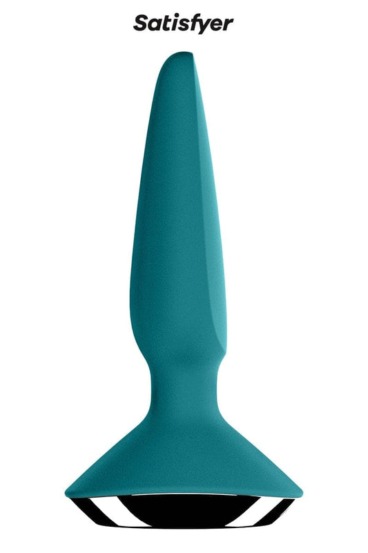 Plug anal vibrant pour hommes et femmes Ilicious 1 Bleu 13,5cm - Satisfyer