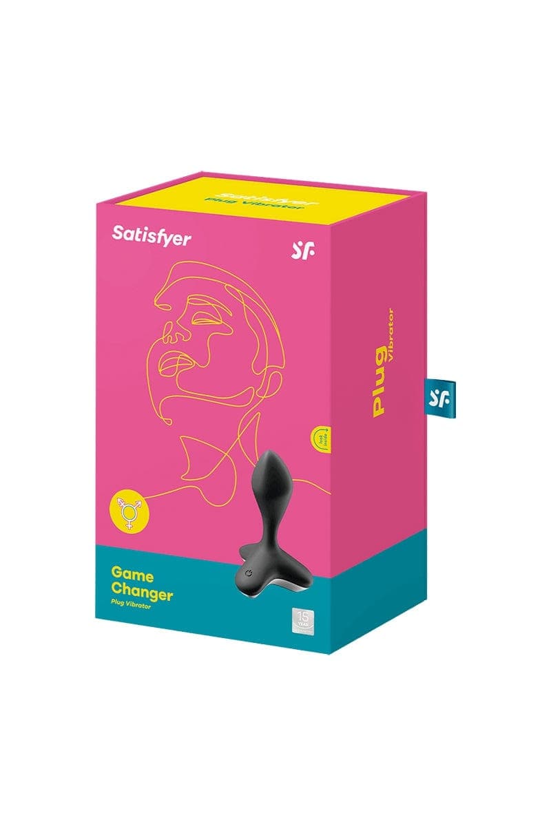Plug anal vibrant pour stimulation prostate game Changer noir - Satisfyer