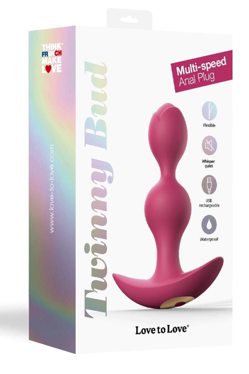 Plug anal vibrant prune rechargeable Twinny Bud - Love to Love