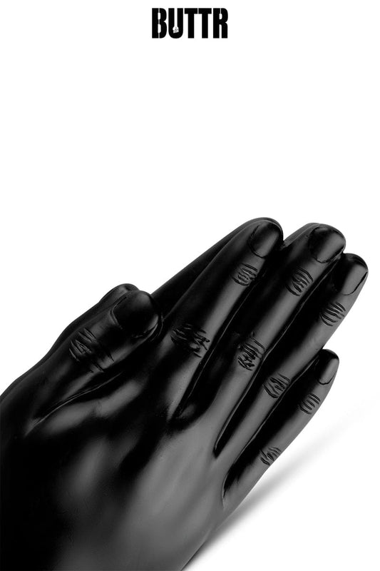 Plug en PVC pour fist anal extrême Mains jointes 30,7x9,1cm Double Trouble - BUTTR