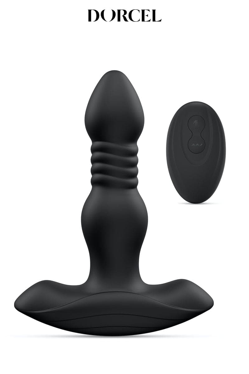 Plug mouvement vibrant va-et-vient Deep Stormer - Dorcel