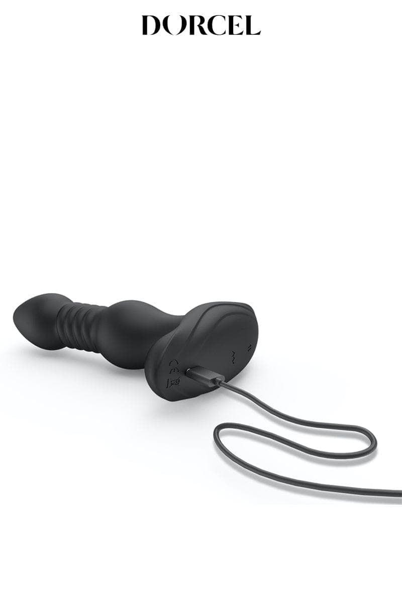 Plug mouvement vibrant va-et-vient Deep Stormer - Dorcel