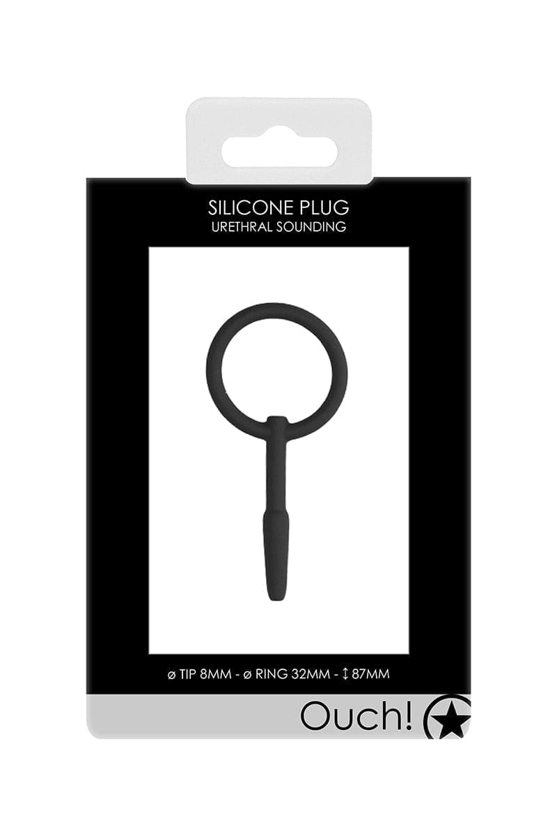 Plug pour l'urètre silicone doux pour dilatation urétrale 8,7 x 0,8 cm - Ouch!