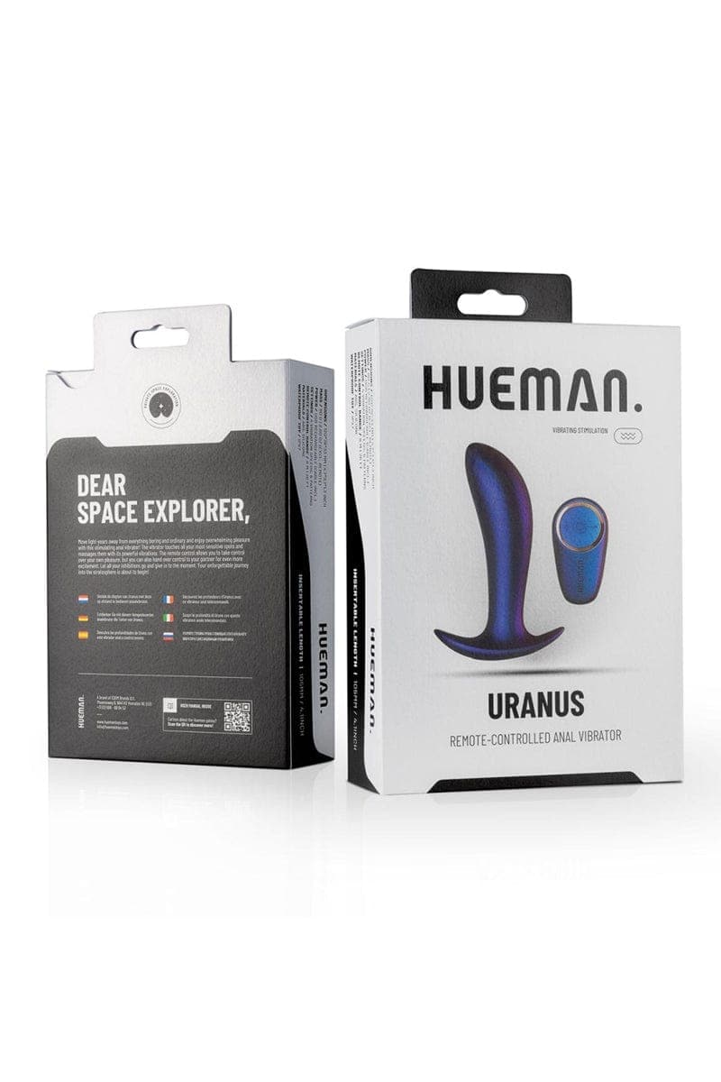 Plug vibrant télécommandé Uranus plaisir anal 6 modes - Hueman