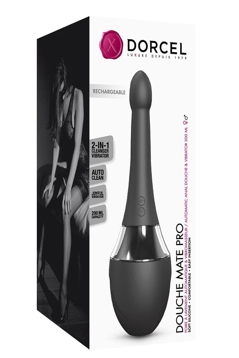 Poire anale stimulante 7 modes de vibrations Douche Mate Pro 24cm - Dorcel