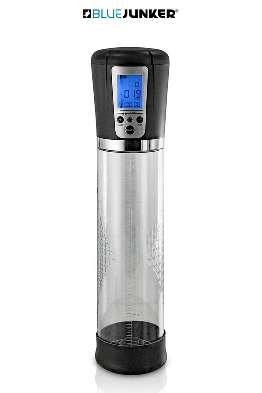 Pompe à pénis numérique et écran LCD développement pénis - Blue Junker