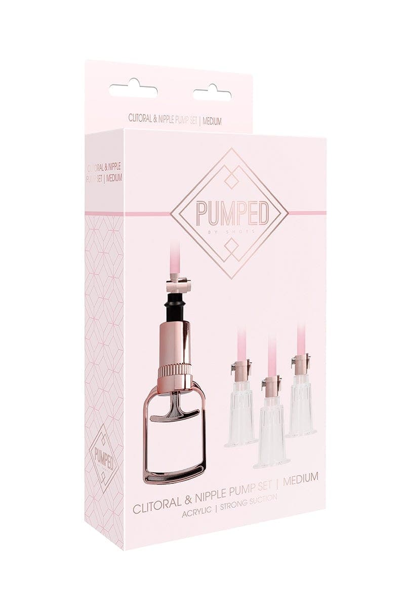 Pompe à tétons et clitoris aspiration intense sensation Medium - Pumped