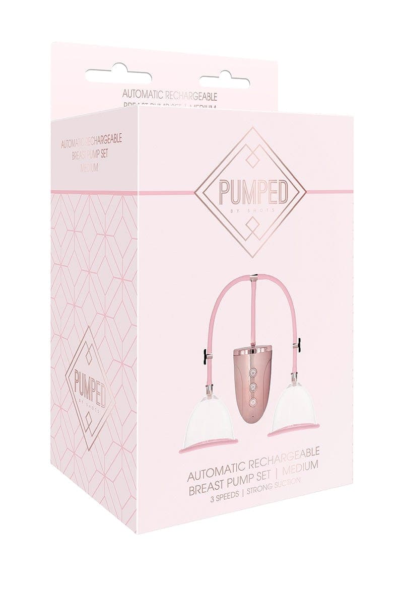 Pompe automatique pour stimuler et raffermir les seins Medium - Pumped