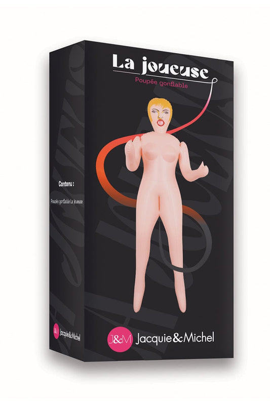 Poupée gonflable 3 orifices taille réaliste La joueuse - Jacquie et Michel