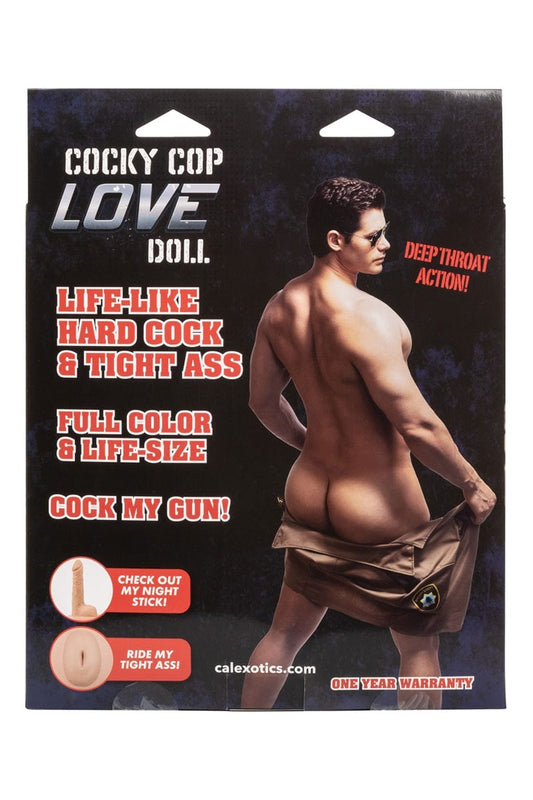 Poupée gonflable masculine jeune flic Cocky Cop Love Doll - Calexotics