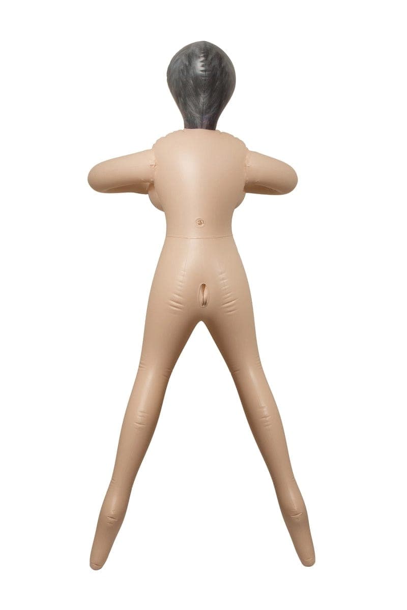 Poupée gonflable sexuelle taille réelle 3 orifices en position debout Vivid Raw - Calexotic