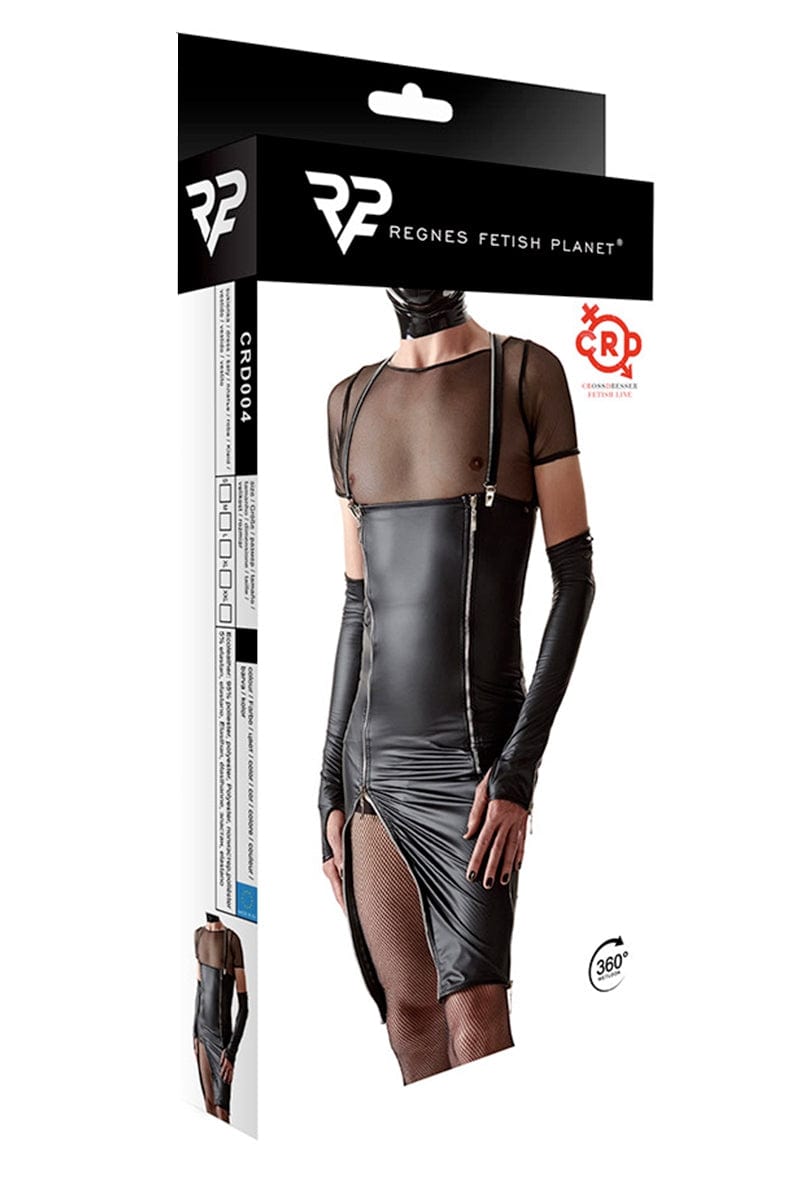 Robe zippée à bretelles amovibles pour hommes sexy - Regnes