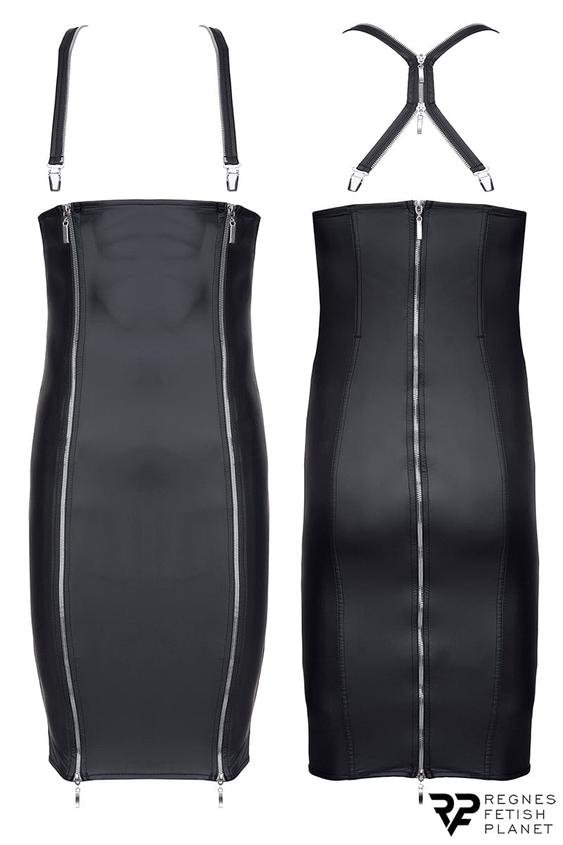 Robe zippée à bretelles amovibles pour hommes sexy - Regnes