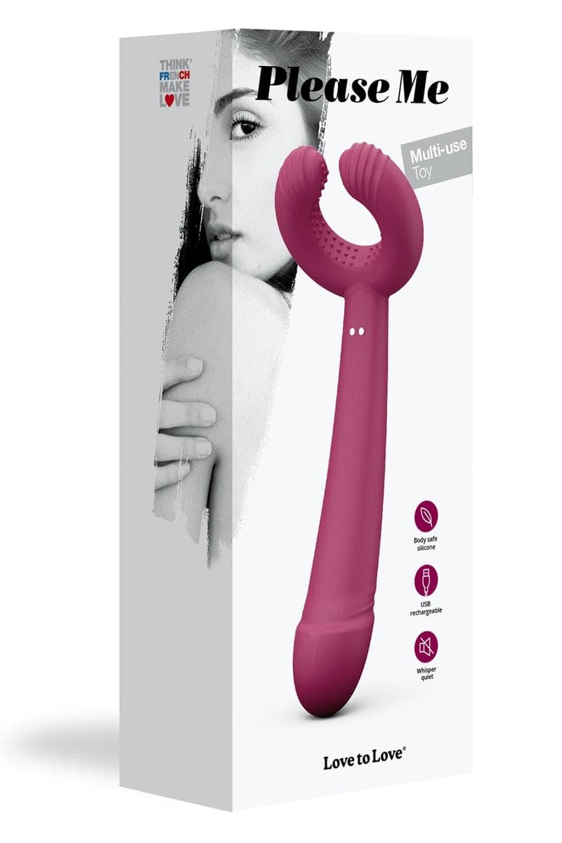 Sextoy Multi-fonctions Please Me 3 moteurs puissants étanche - Love to Love