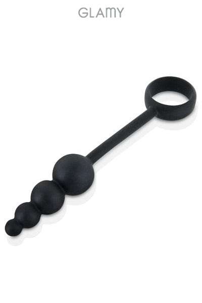 Sextoy pour homme maxi plaisir 2 en 1 cockring + plug anal - Glamy