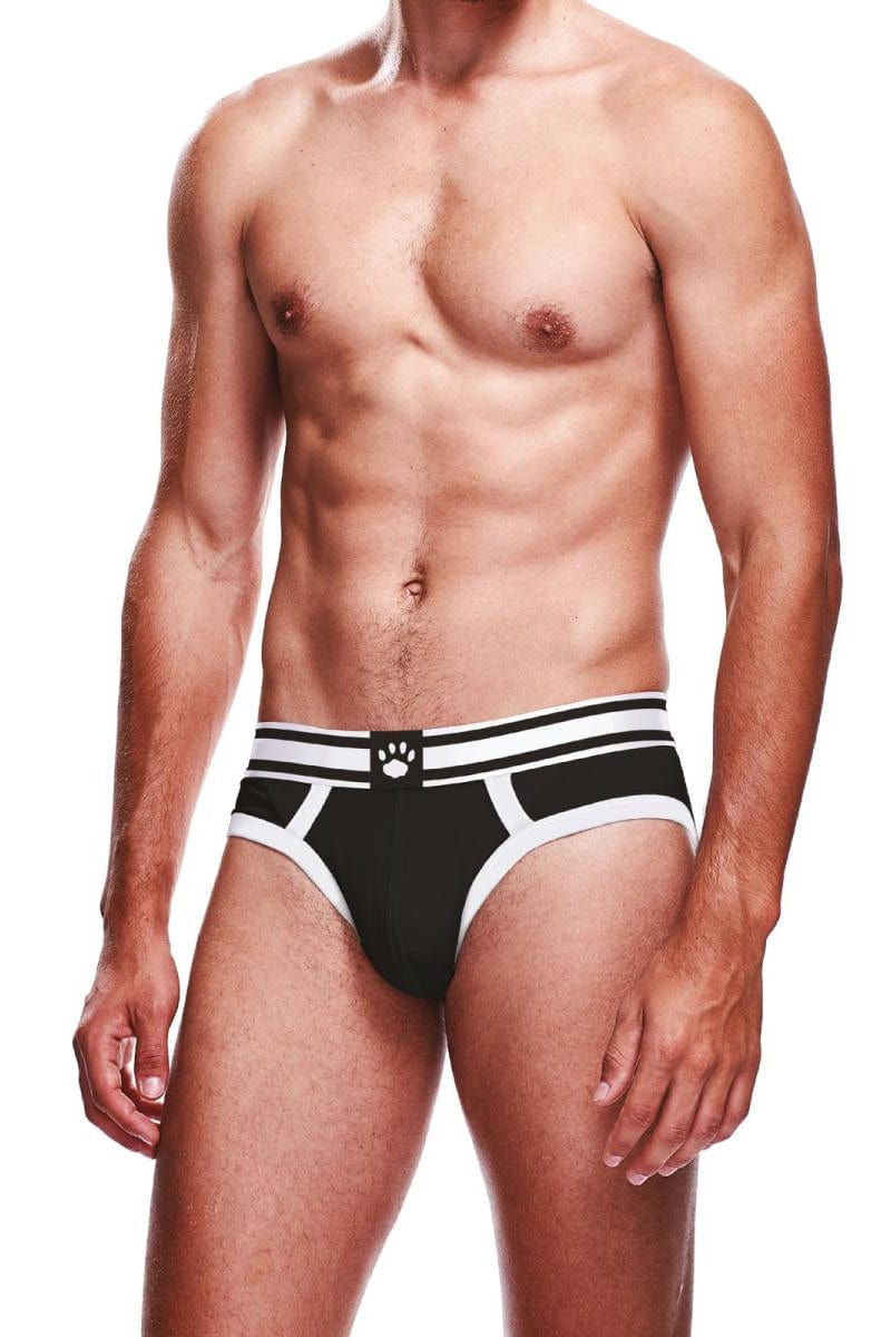 Slip noir et blanc slip de sport avec coquille confortable - Prowler