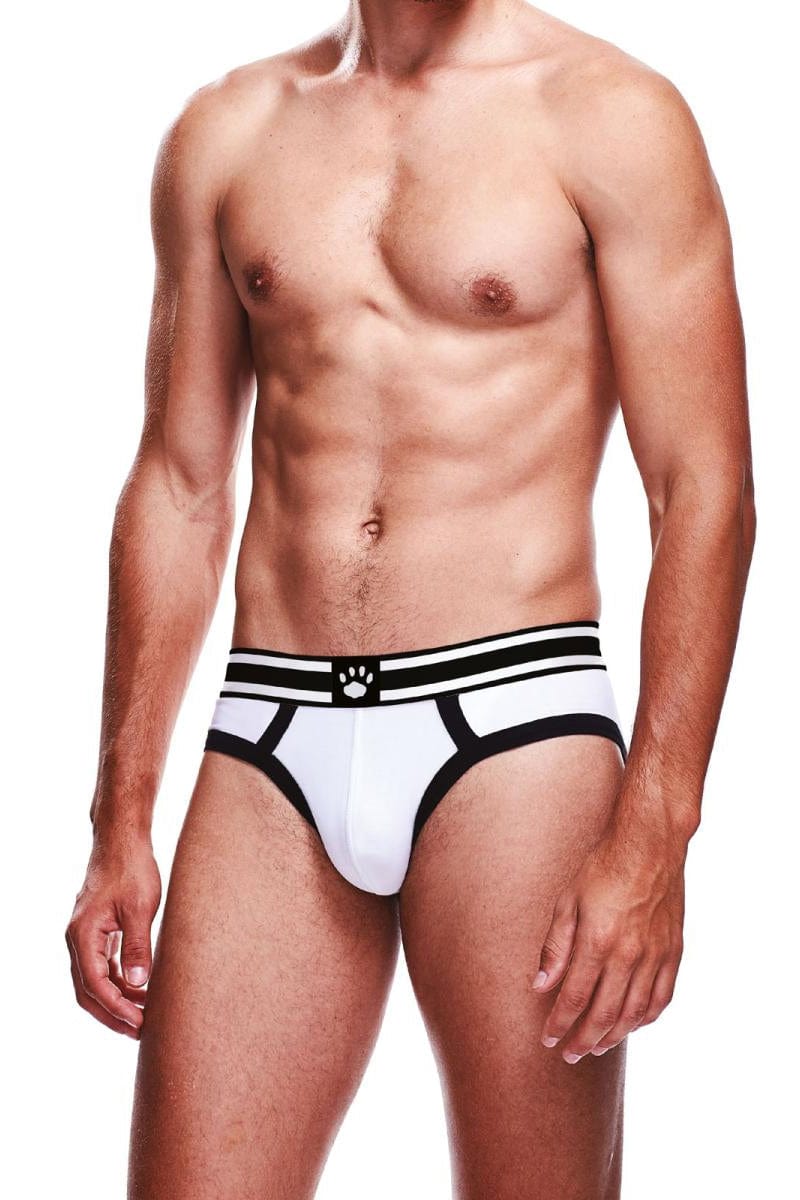 Slip Prowler blanc avec bande blanc et noir - Prowler