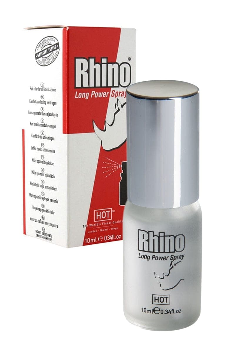 Spray retardant l'éjaculation précoce à base de plantes Rhino 10 ml - Hot