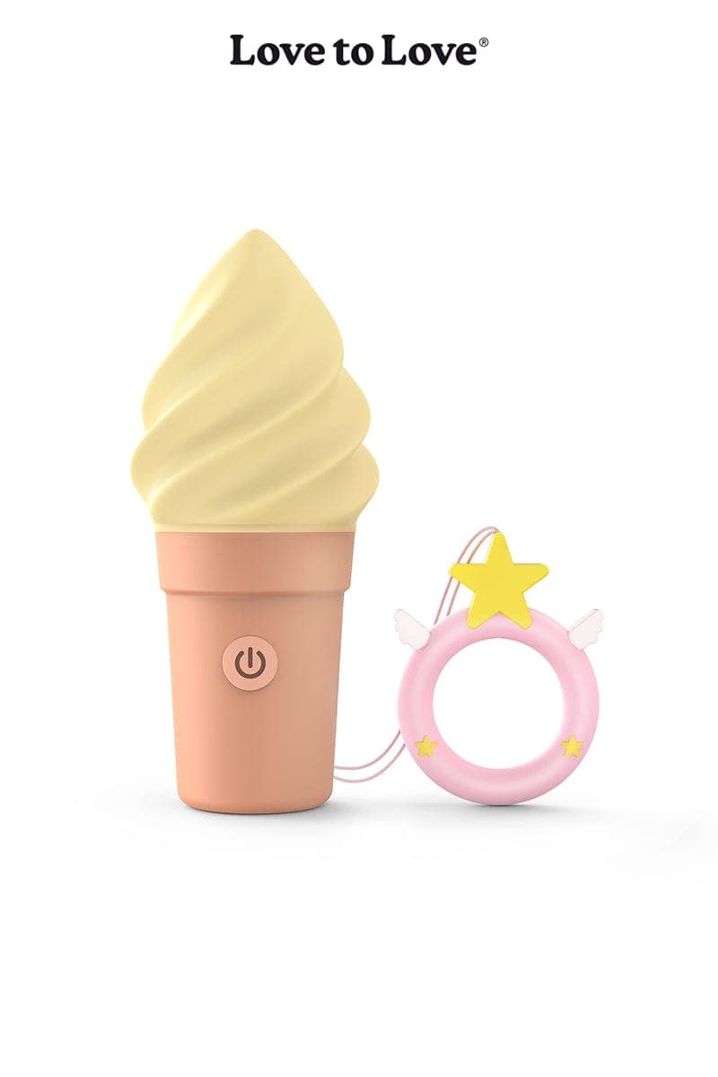 Stimulateur 10 modes de vibrations Cand'Ice Vanilla Pop - Love To Love