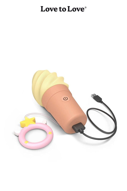 Stimulateur 10 modes de vibrations Cand'Ice Vanilla Pop - Love To Love