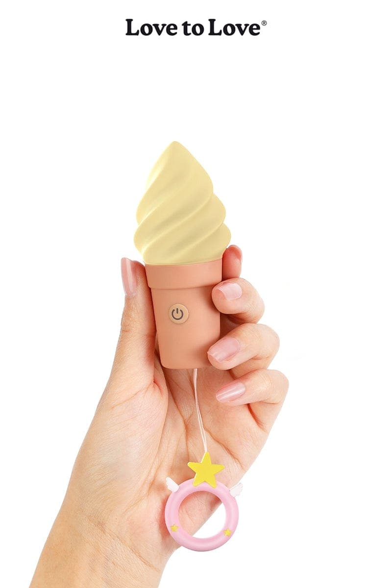 Stimulateur 10 modes de vibrations Cand'Ice Vanilla Pop - Love To Love