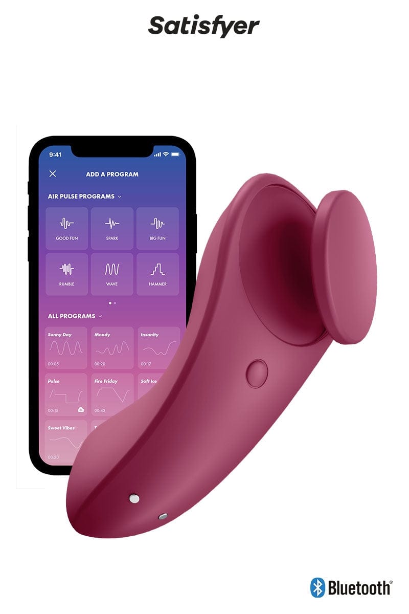 Stimulateur à vibration connecté et rechargeable Sexy Secret - Satisfyer