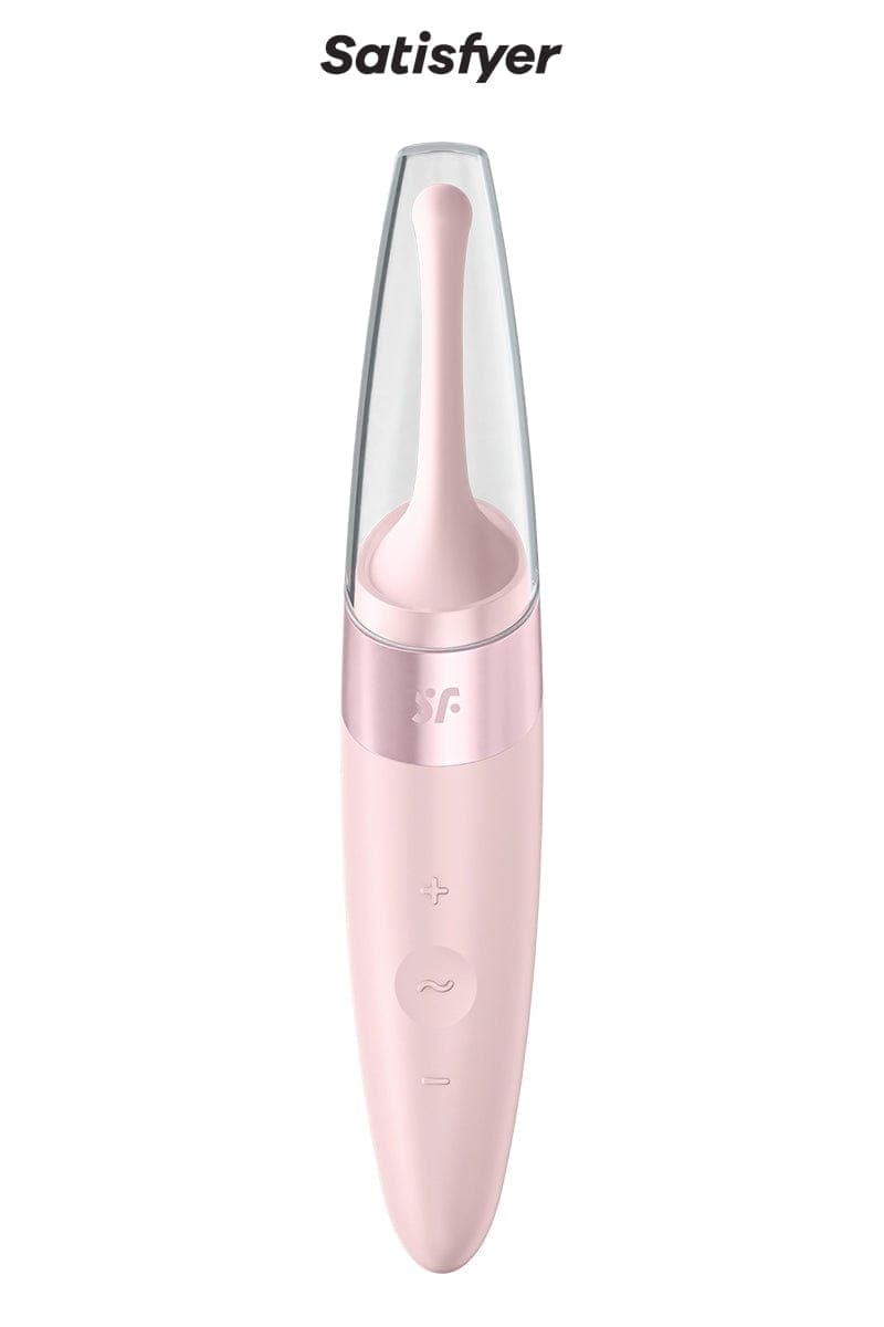 Stimulateur circulaire intense unisexe Twirling Delight Rose - Satisfyer