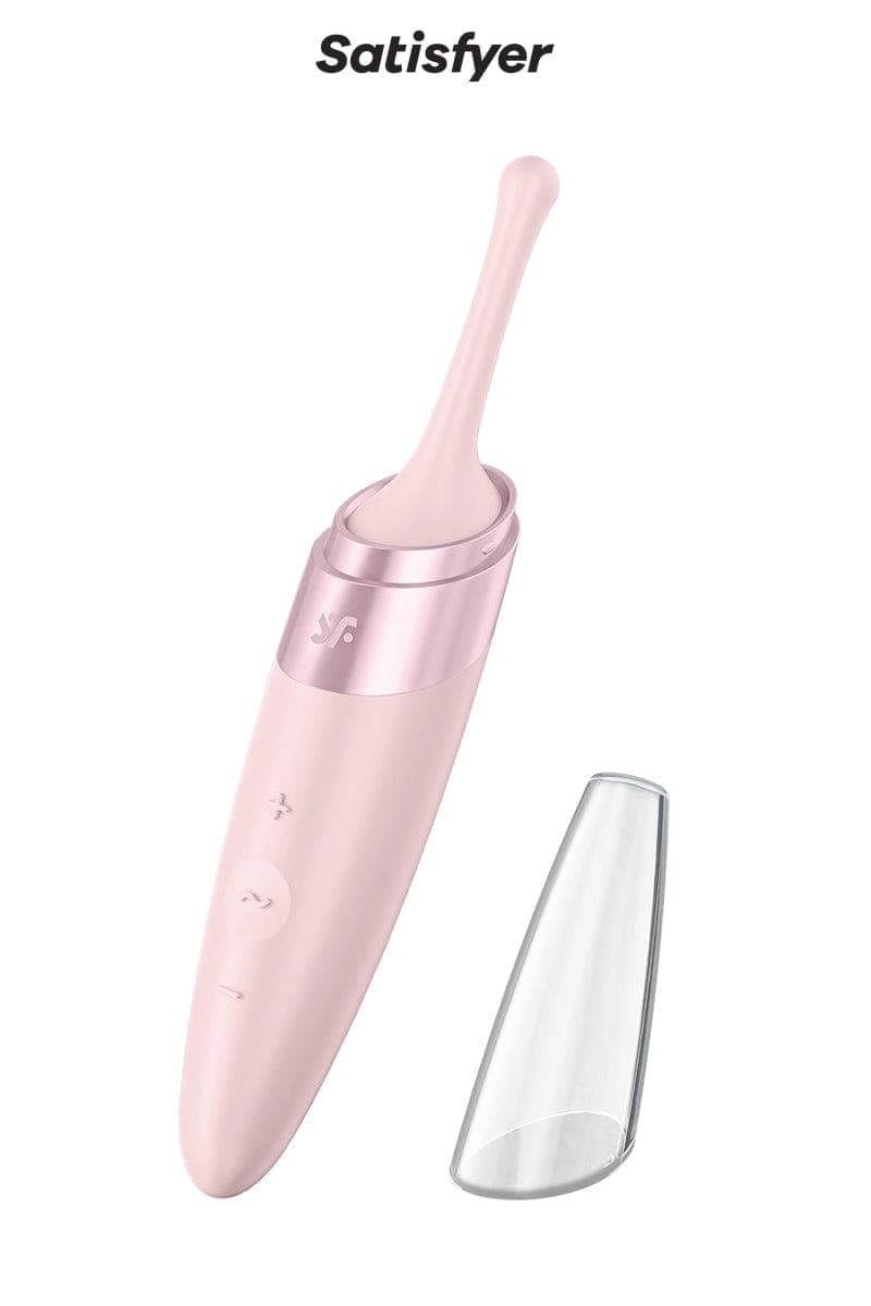Stimulateur circulaire intense unisexe Twirling Delight Rose - Satisfyer
