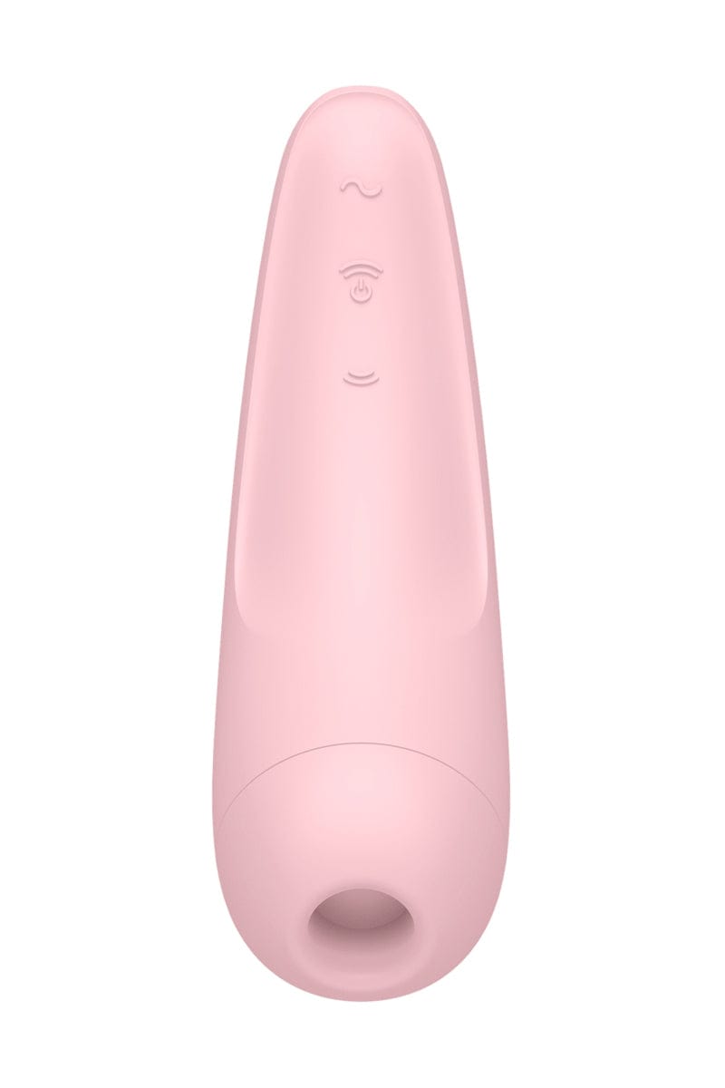 Stimulateur clitoridien air pulsé connecté Curvy 2+ rose 13,4cm - Satisfyer