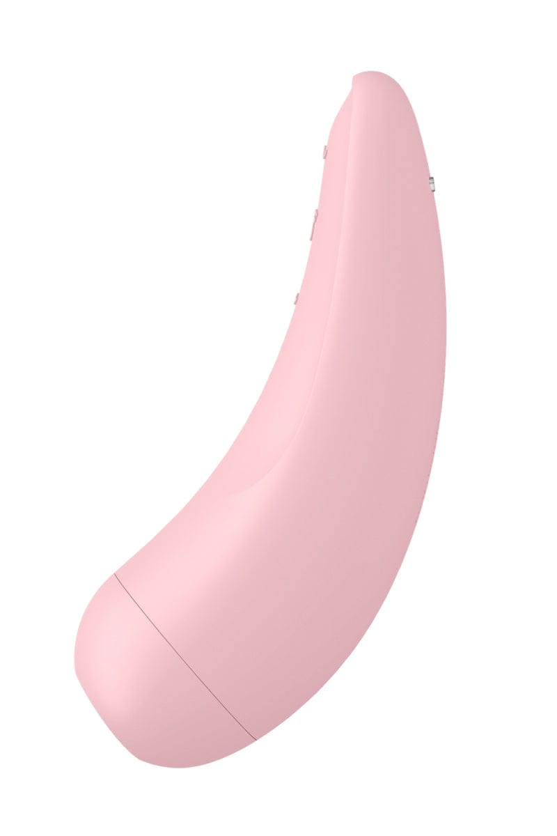 Stimulateur clitoridien air pulsé connecté Curvy 2+ rose 13,4cm - Satisfyer