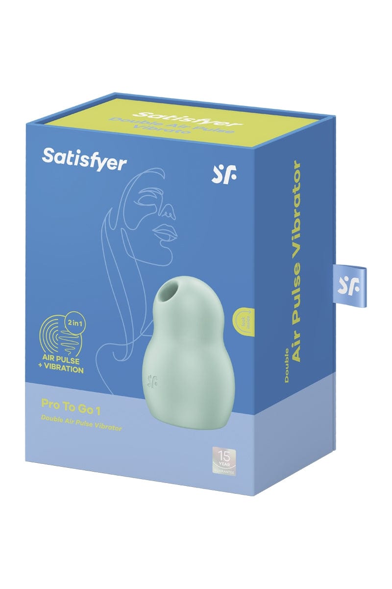 Stimulateur clitoridien de poche air pulsé Pro To Go 1 menthe - Satisfyer