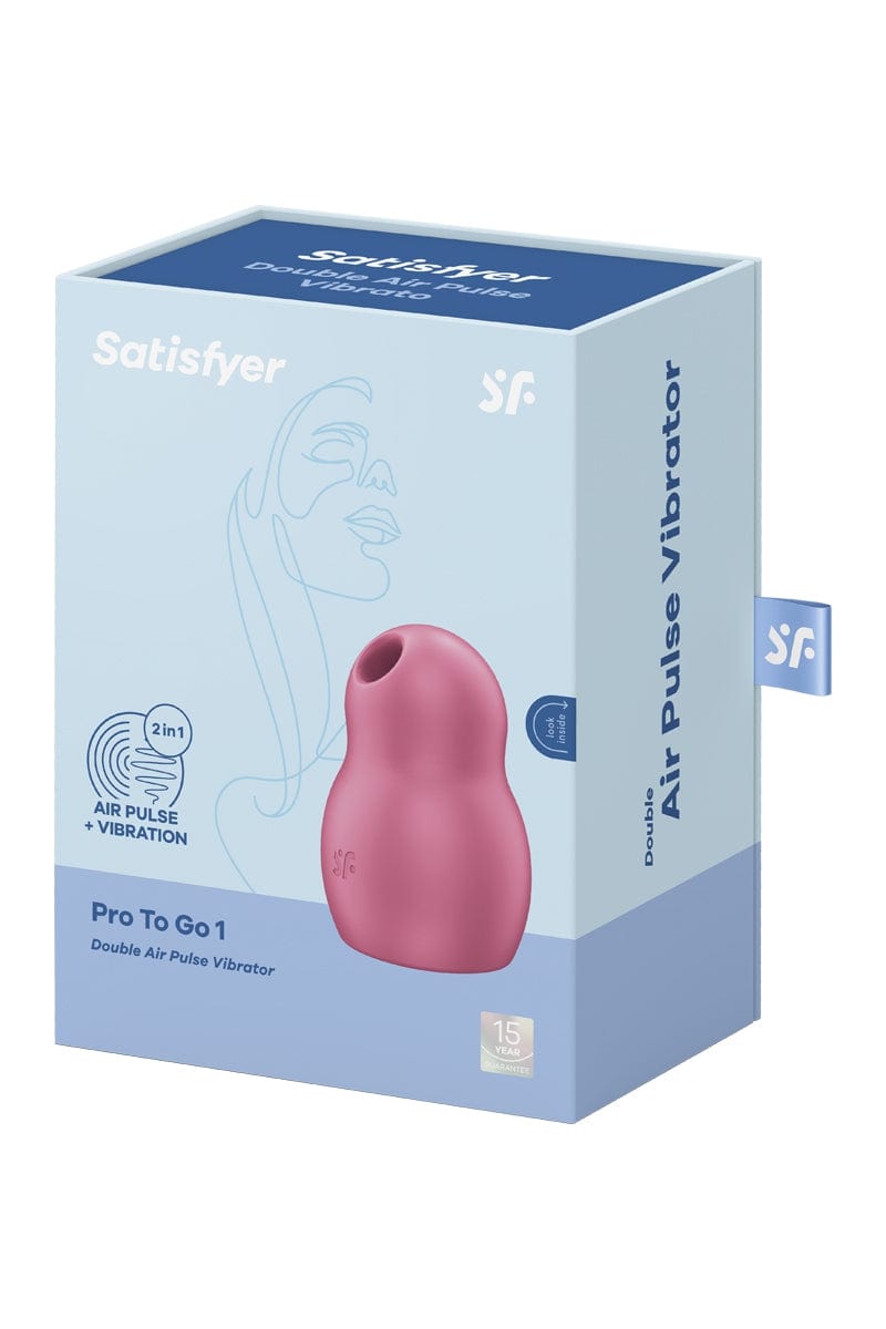 Stimulateur clitoridien de poche air pulsé Pro To Go 1 rose - Satisfyer