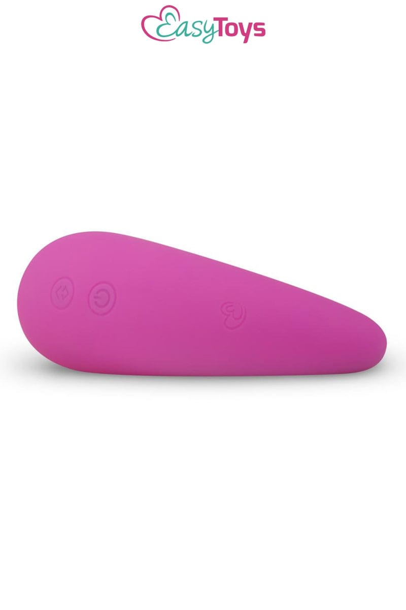 Stimulateur clitoridien étanche en silicone rose Taptastic Vibe 6 vitesses 14cm - Easytoys