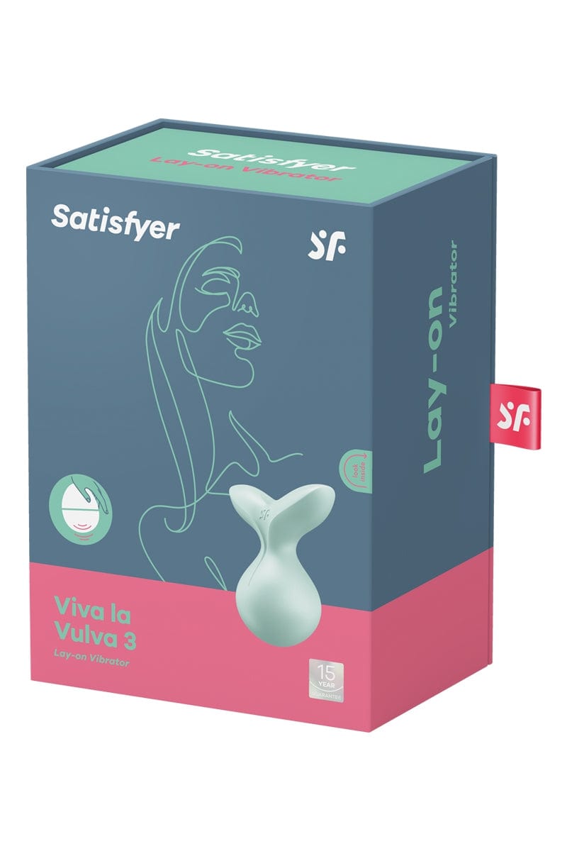 Stimulateur clitoridien par vibrations Viva la vulva 3 vert - Satisfyer