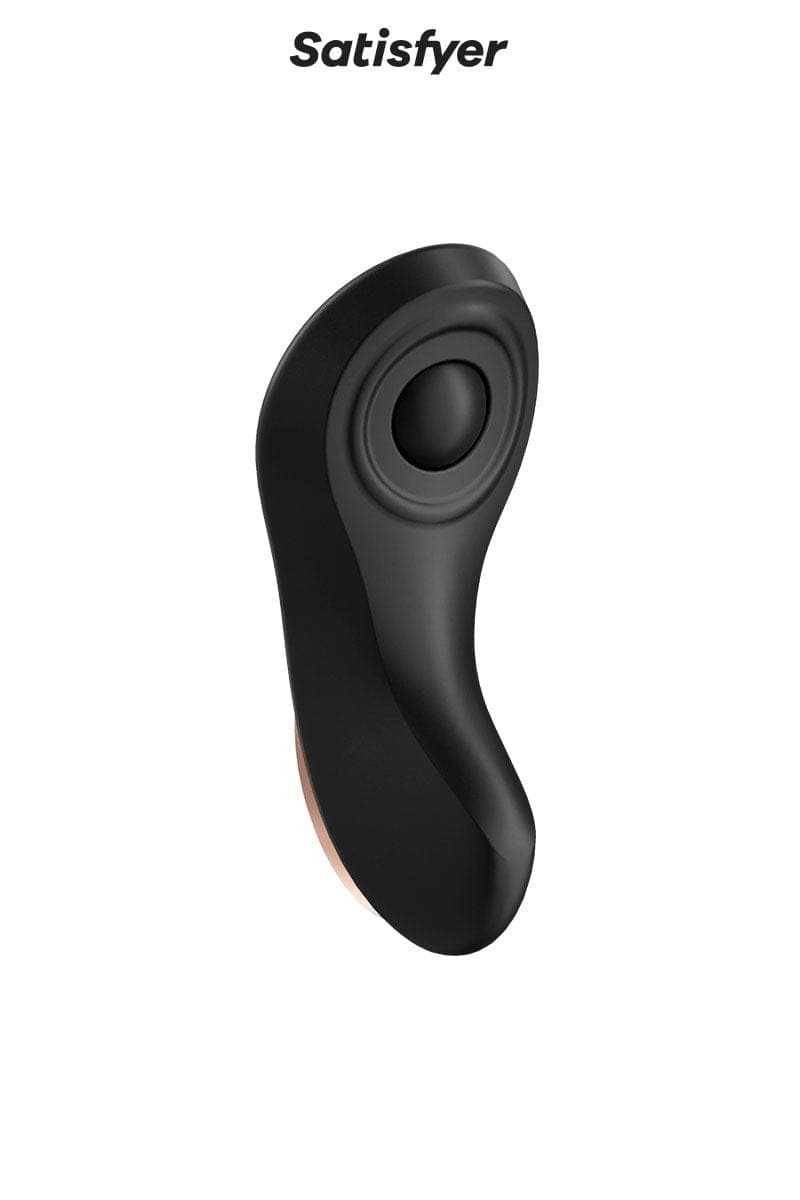Stimulateur clitoridien pour culotte Little Secret noir 8,6cm - Satisfyer