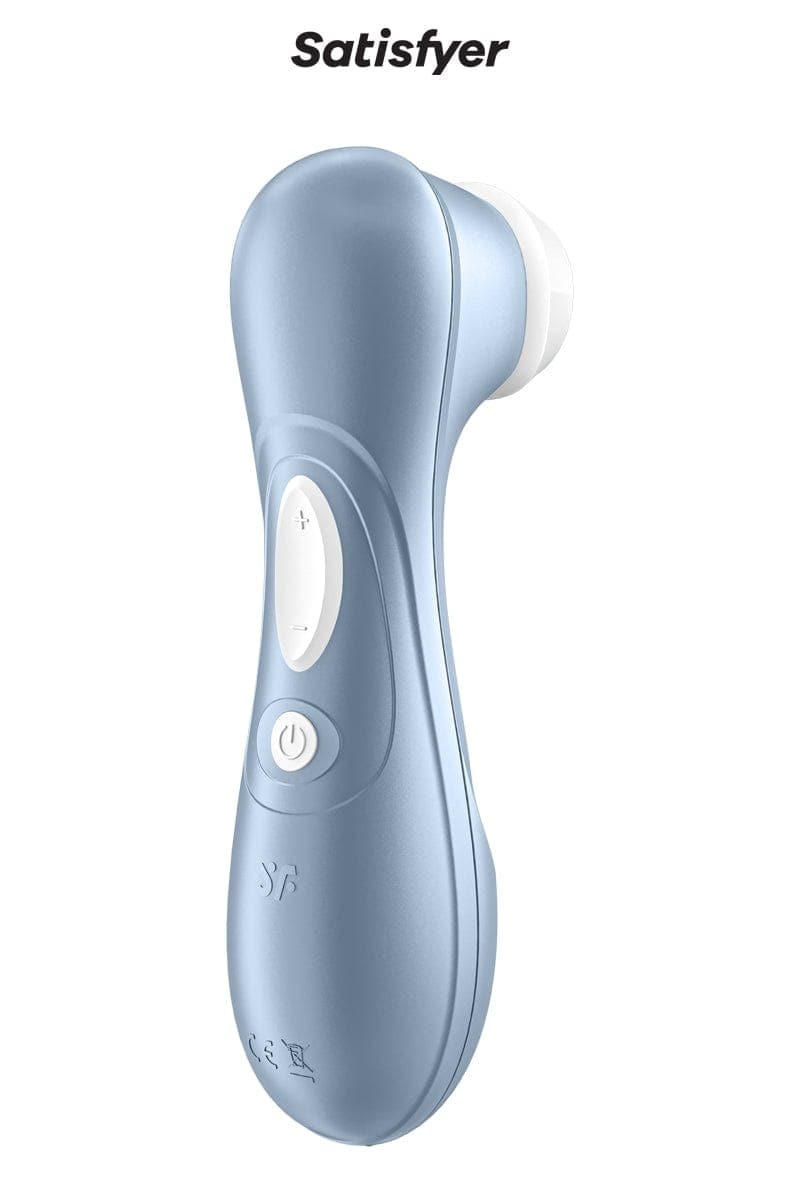 Stimulateur clitoridien sans contact pulsations Pro 2 bleu 15cm - Satisfyer