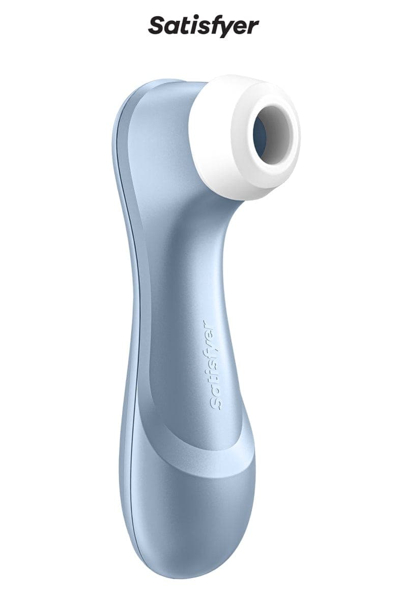 Stimulateur clitoridien sans contact pulsations Pro 2 bleu 15cm - Satisfyer