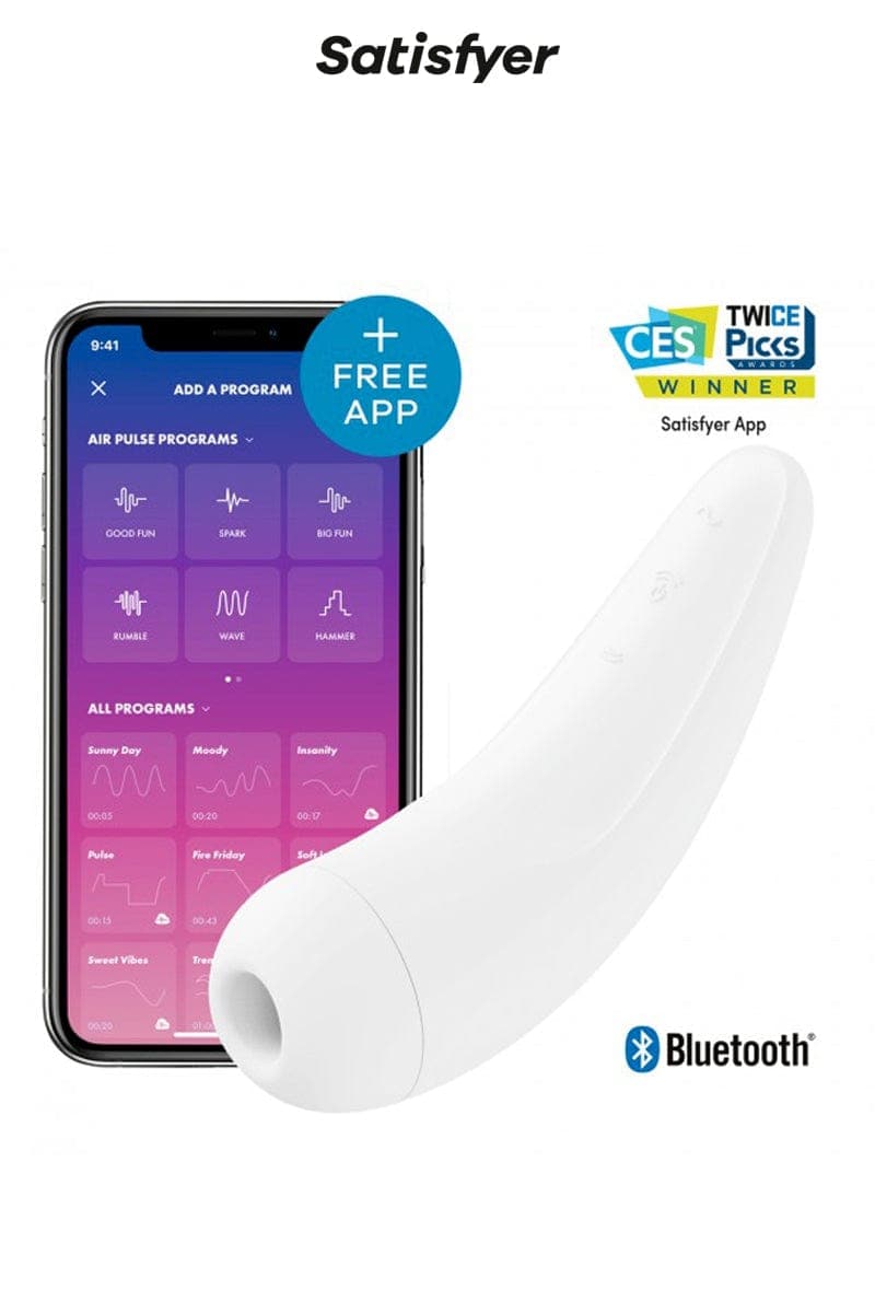 Stimulateur connecté Curvy 2+ blanc - Satisfyer