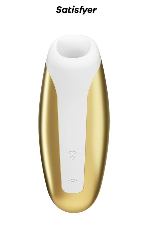 Stimulateur de clitoris Air Pulse format voyage Breeze doré - Satisfyer