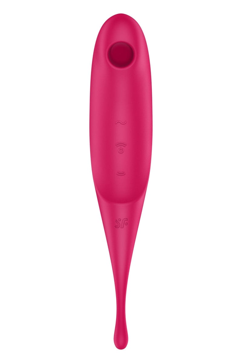 Stimulateur de clitoris air pulse Twirling Pro rouge - Satisfyer