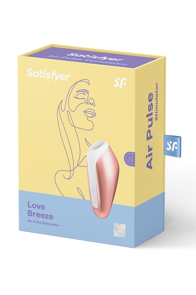 Stimulateur de clitoris étanche et silencieux Breeze cuivre - Satisfyer