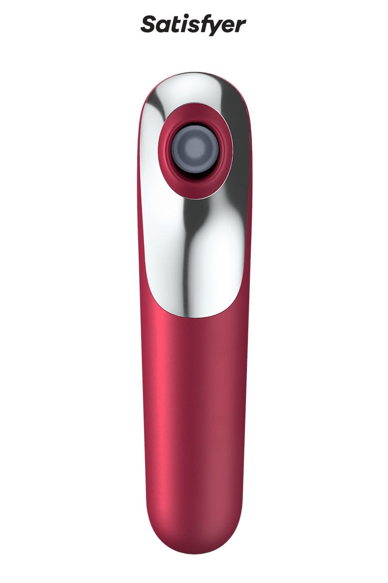 Stimulateur féminin double stimulations Dual Love rose 18cm - Satisfyer