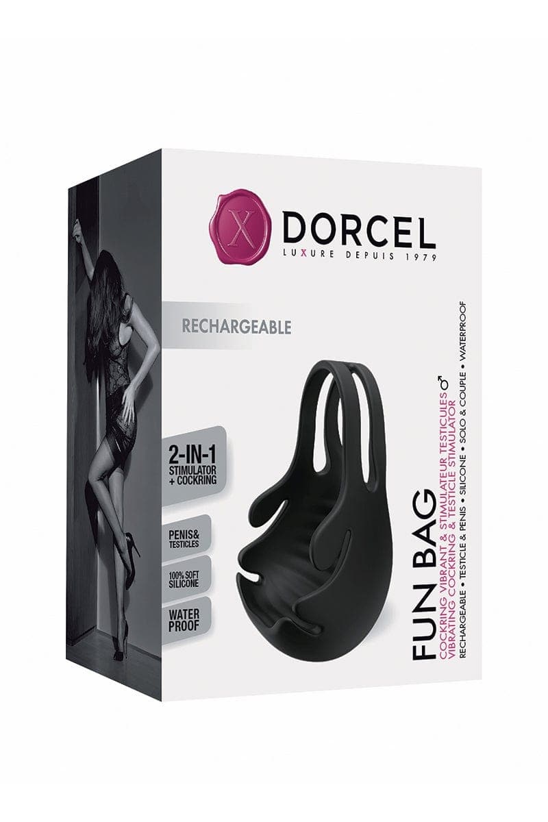 Stimulateur pénien vibrant pour stimulation en couple Fun bag - Dorcel