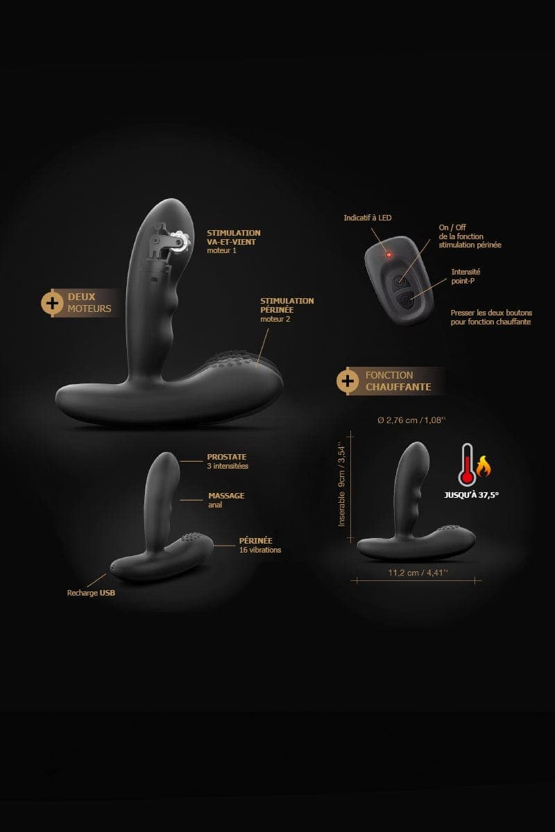 Stimulateur prostatique spécial point P Stroker - Dorcel