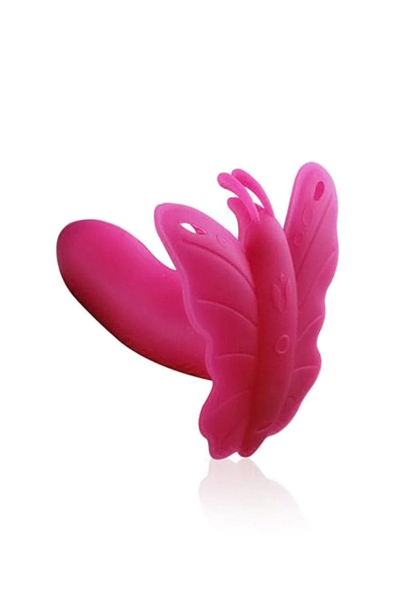 Stimulateur vaginal papillon connecté Lydia rose + string assorti - Realove
