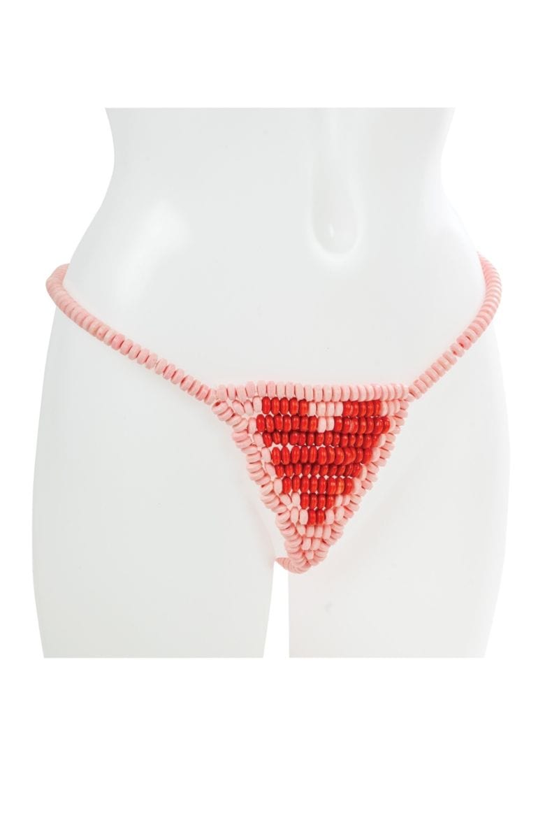 String bonbon comestible pour femme rose Lovers - Spencer & Fleetwood
